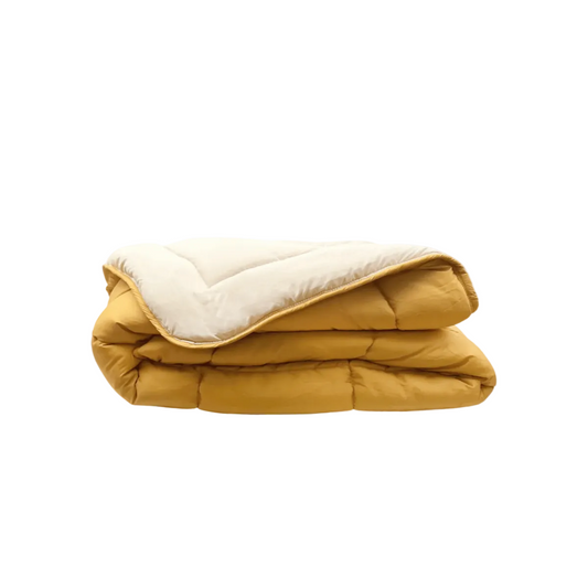 Zelesta Everyday Duo Couette Été - Jaune Ocre & Lin