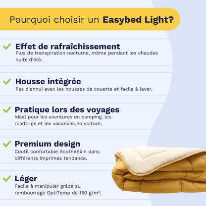 Zelesta Easybed Light - Ocre jaune & Lin