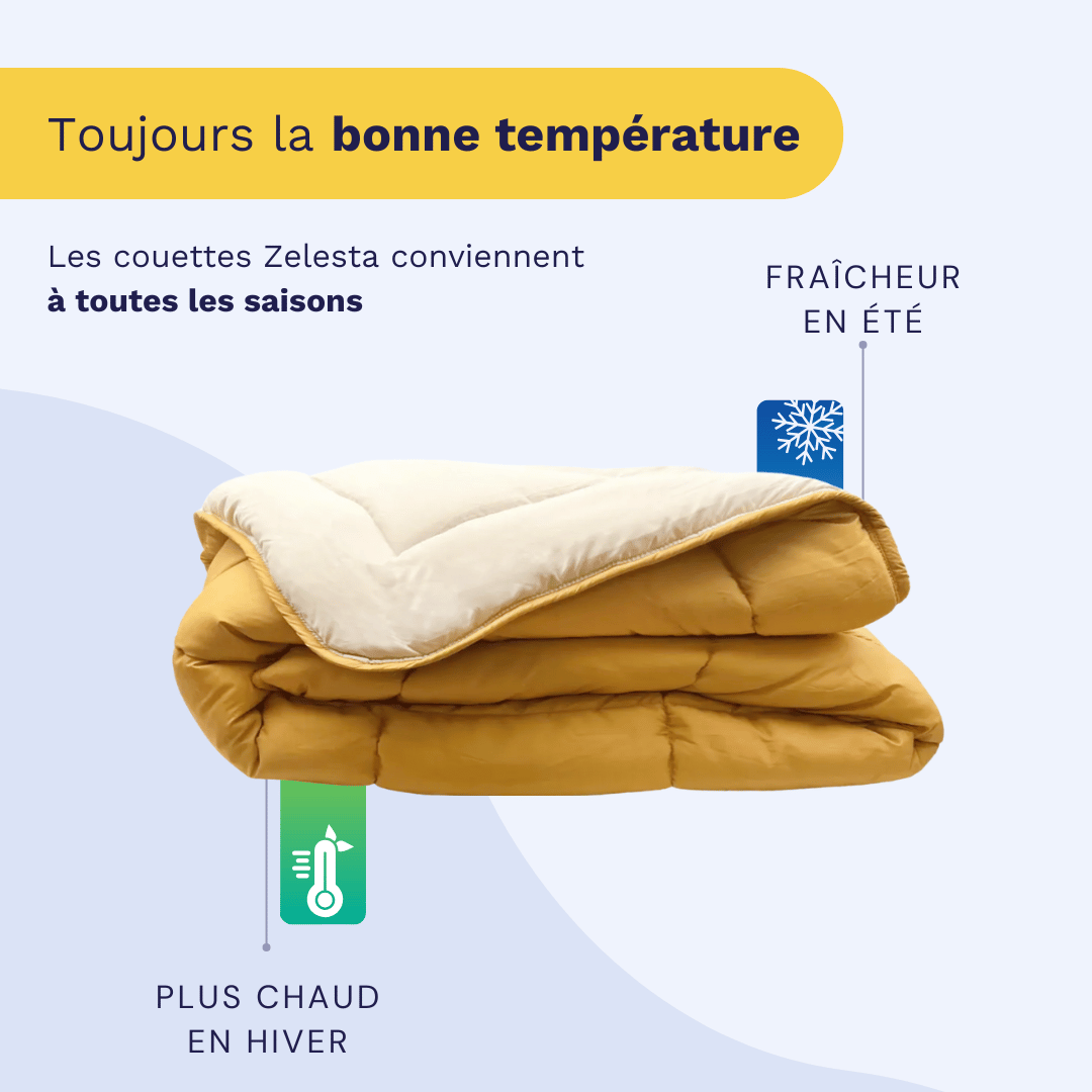 Zelesta Easybed Light - Ocre jaune & Lin