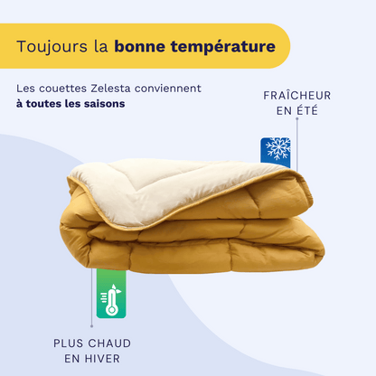 Zelesta Easybed Light - Ocre jaune & Lin