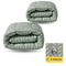 Zelesta Wonderbed 4 Saisons Double - Coutures Olive