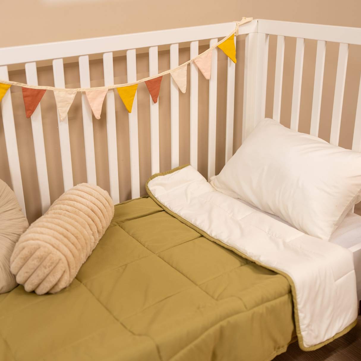 Zelesta Petitbed - Crème & Olive