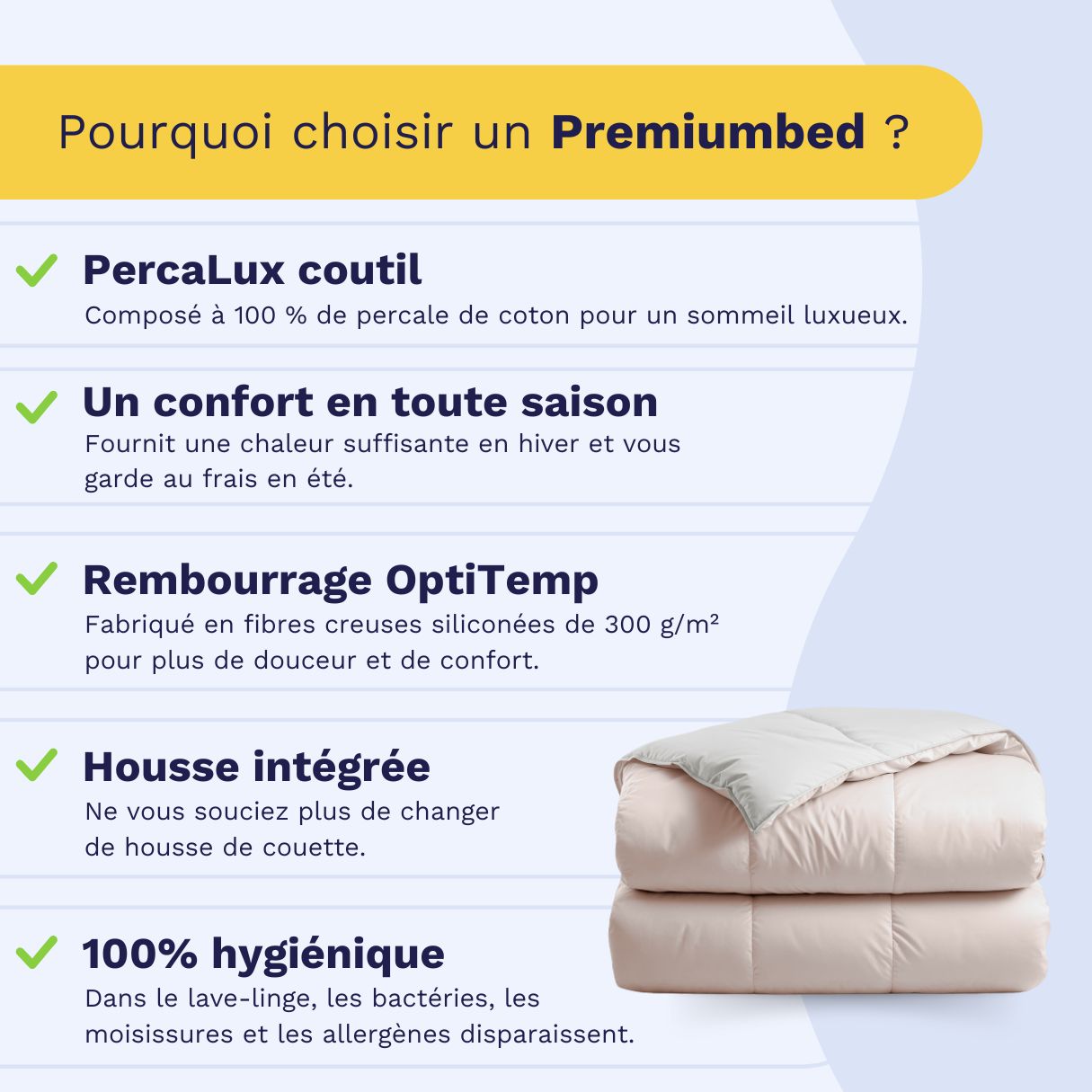 Zelesta Premiumbed - Soie & Crème de Noix de Coco