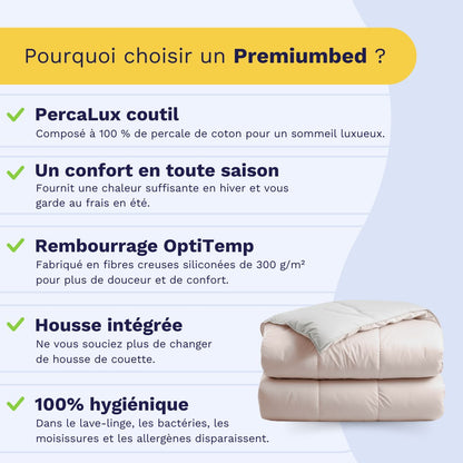 Zelesta Premiumbed - Soie & Crème de Noix de Coco