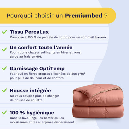 Zelesta Premiumbed Coton - Saumon & Pêche