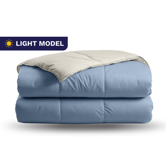 Zelesta Premiumbed Light Coton - Bleu Rêve & Crème
