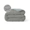 Zelesta Pure Duo Couette Été Coton - Gris Foncé & Gris Clair