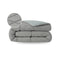 Zelesta Pure Duo Couette Été Coton - Gris Foncé & Gris Clair