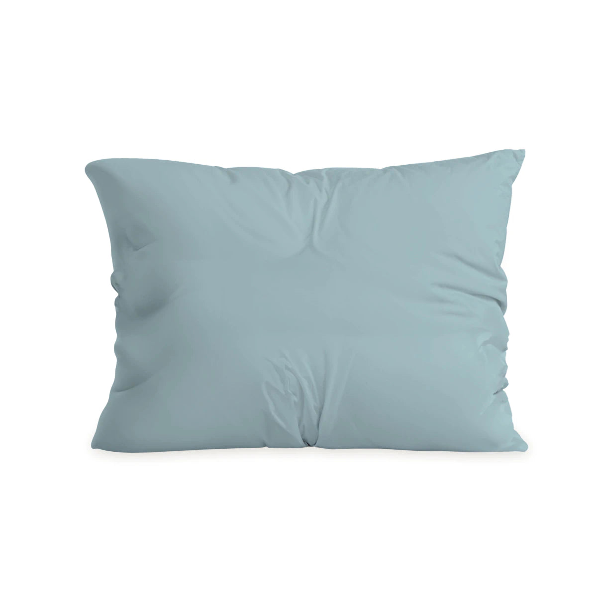Zelesta Pure Duo Taies d'Oreiller Coton - Set de 2 - Bleu Gris