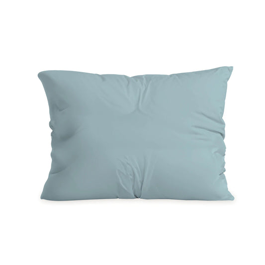 Zelesta Pure Duo Taies d'Oreiller Coton - Set de 2 - Bleu Gris