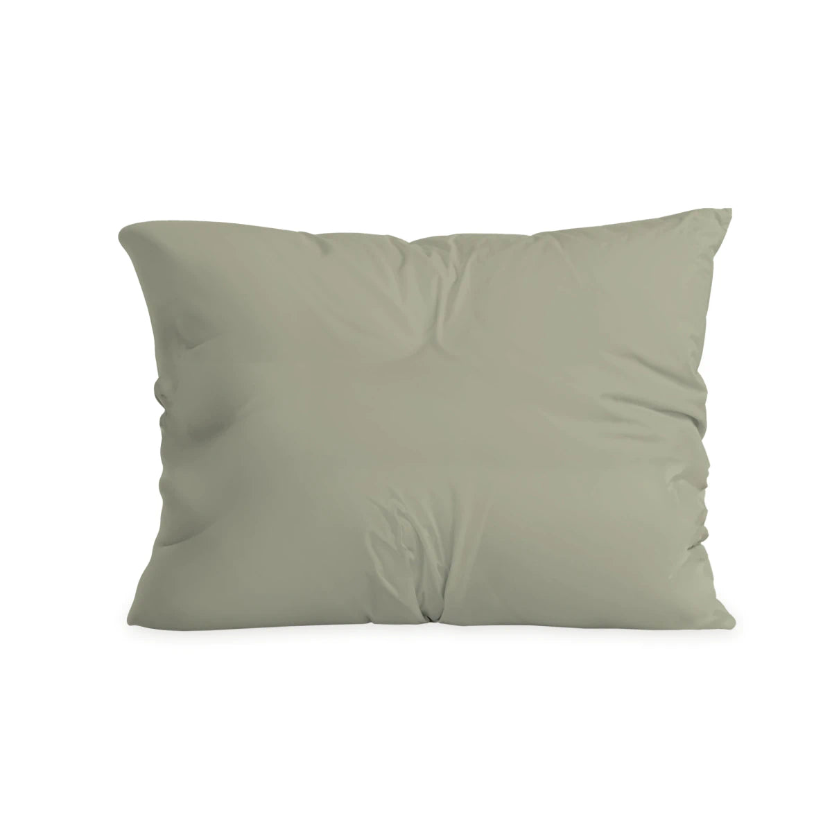 Zelesta Pure Duo Taies d'Oreiller Coton - Set de 2 - Gris Vert