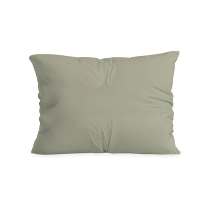Zelesta Pure Duo Taies d'Oreiller Coton - Set de 2 - Gris Vert