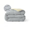 Zelesta Pure Duo Couette Été Coton - Gris Clair & Jaune Beurre