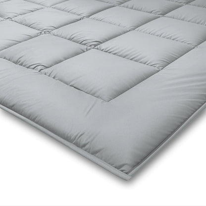Zelesta Pure Duo Couette Été Coton - Gris Clair & Jaune Beurre