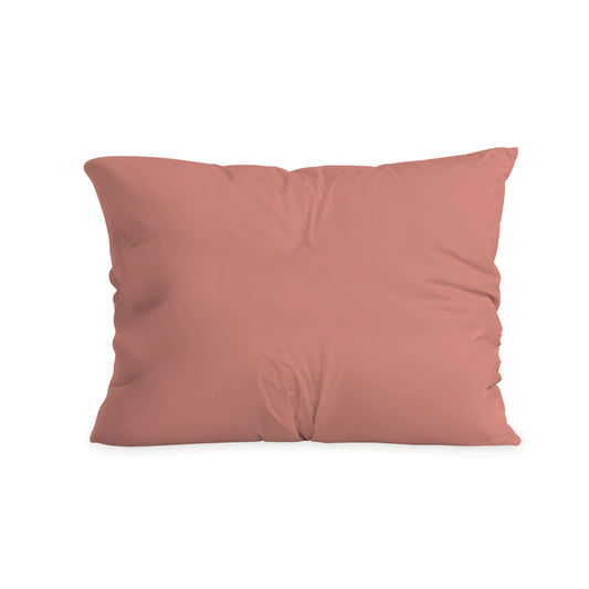 Zelesta Pure Duo Taies d'Oreiller Coton - Set de 2 - Rose Terracotta