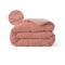 Zelesta Pure Duo Couette Été Coton - Rose Terracotta & Rose Argile