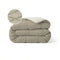Zelesta Pure Duo Couette Été Coton - Gris Chaud & Blanc Crème