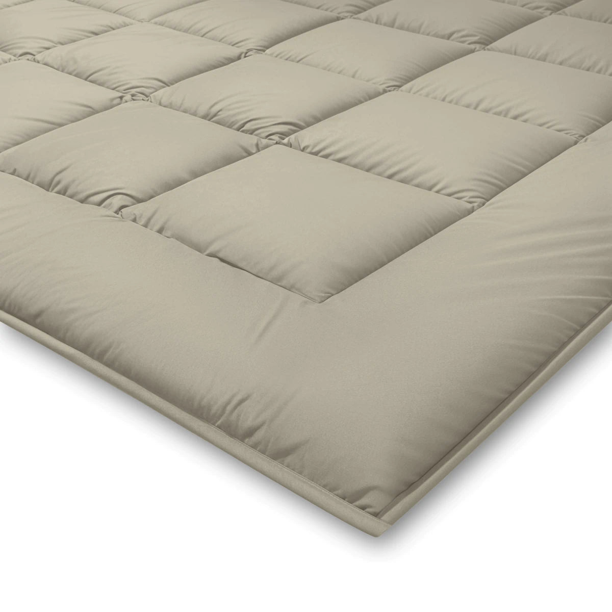 Zelesta Pure Duo Couette Été Coton - Gris Chaud & Blanc Crème