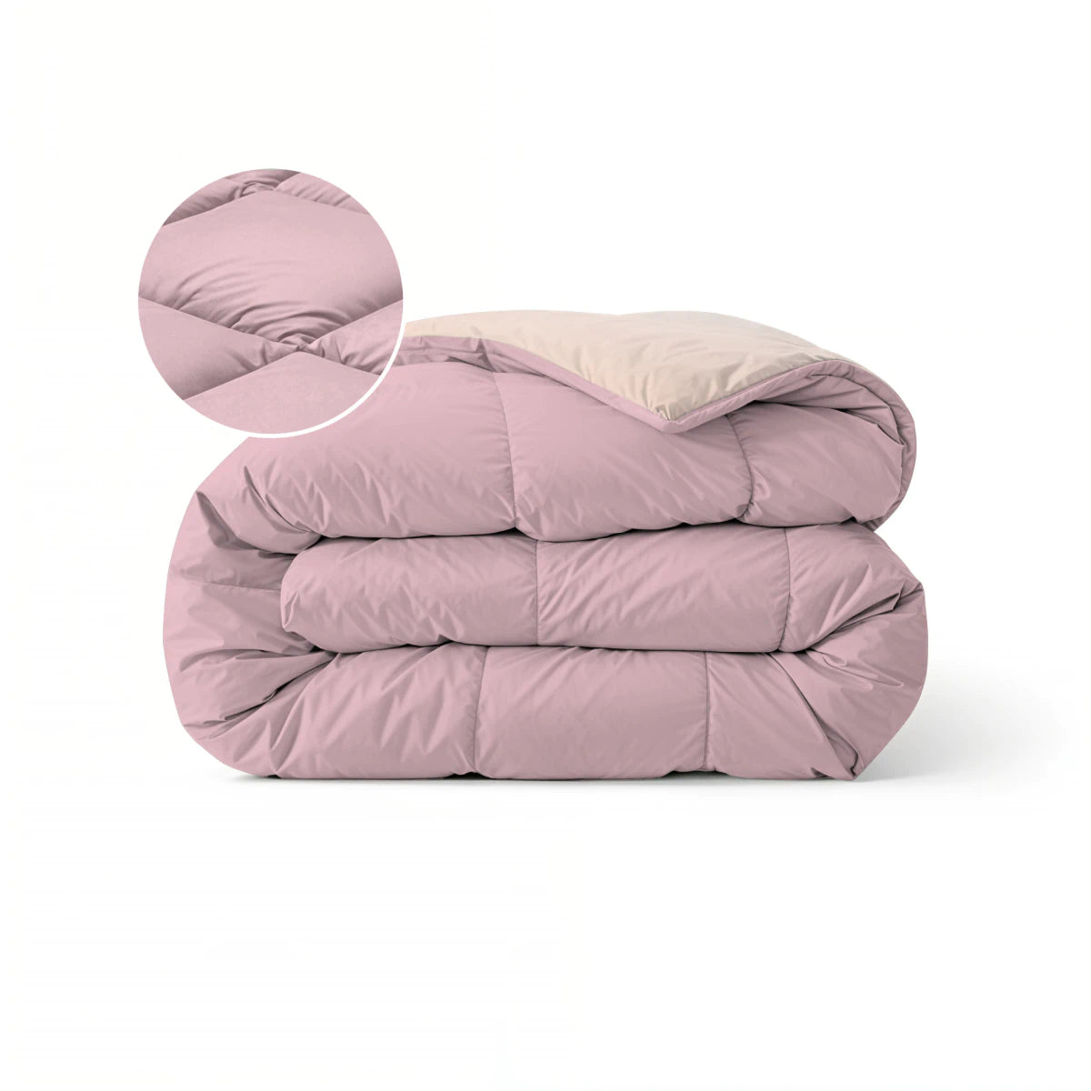 Zelesta Pure Duo Couette Été Coton - Lilas Doux & Rose Poudré