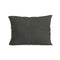 Zelesta Pure Unie Taies d'Oreiller Coton - Set de 2 - Noir Olive
