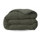Zelesta Pure Unie Couette Coton - Noir Olive