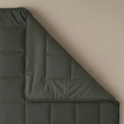 Zelesta Pure Unie Couette Été Coton - Noir Olive