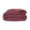 Zelesta Pure Unie Couette Été Coton - Rouge Bordeaux