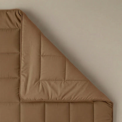 Zelesta Pure Unie Couette Été Coton - Brun Cacao