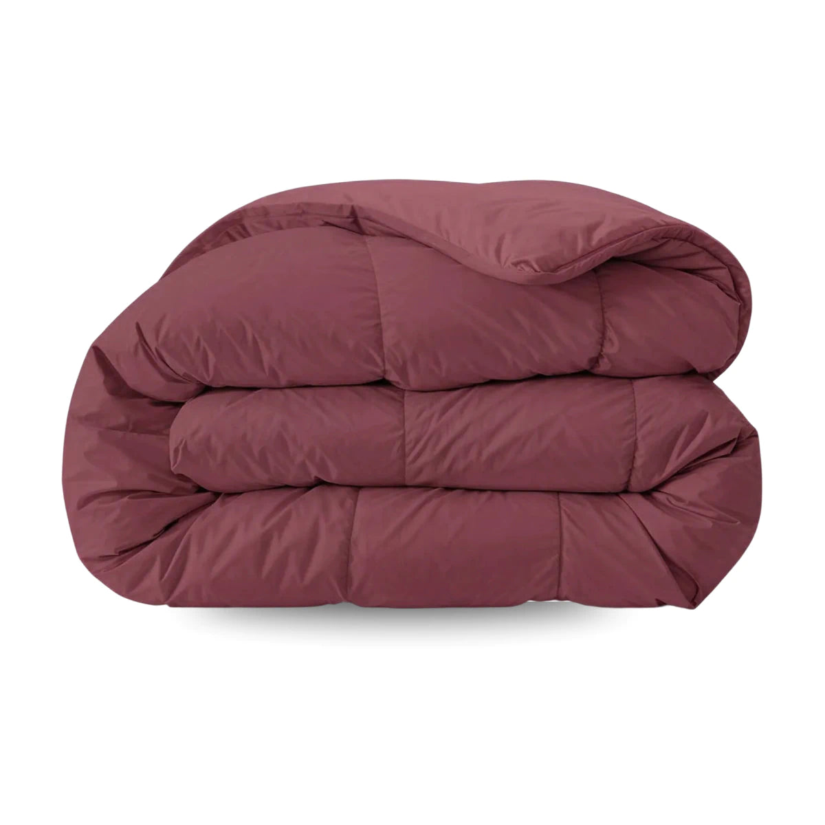 Zelesta Pure Unie Couette Coton - Rouge Bordeaux