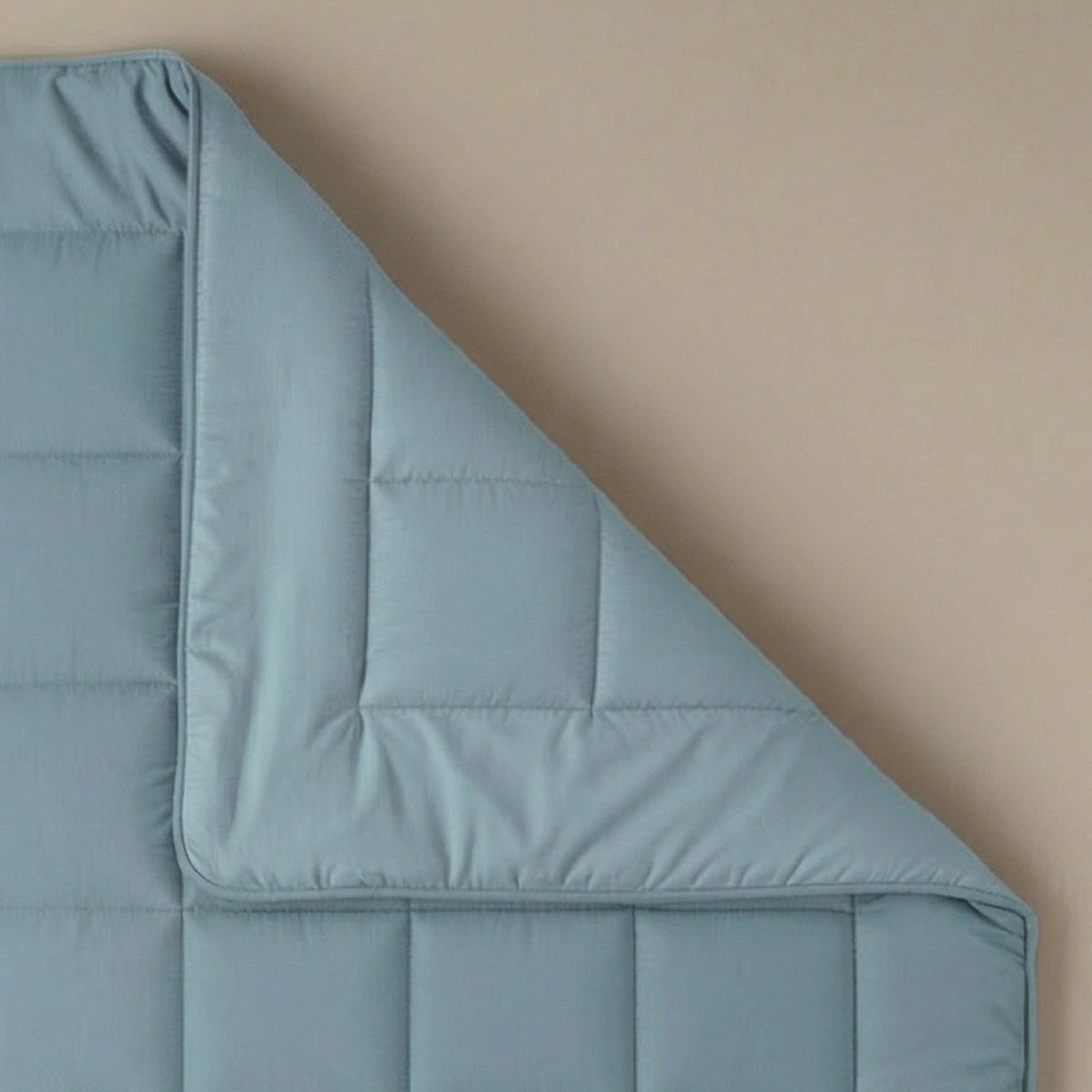 Zelesta Pure Unie Couette Coton - Bleu Serein