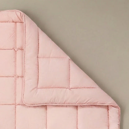 Zelesta Pure Unie Couette Coton - Rose Tendre