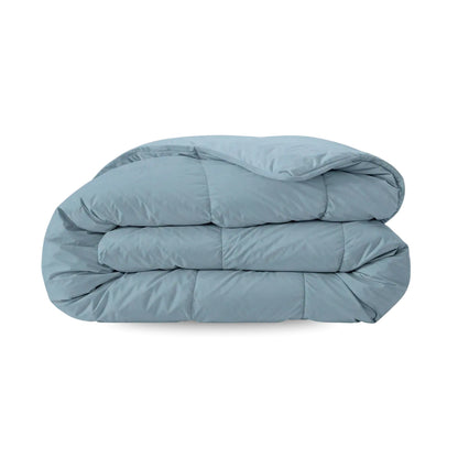 Zelesta Pure Unie Couette Été Coton - Bleu Serein