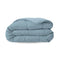 Zelesta Pure Unie Couette Été Coton - Bleu Serein