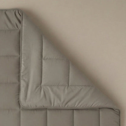 Zelesta Pure Unie Couette Coton - Gris Anthracite