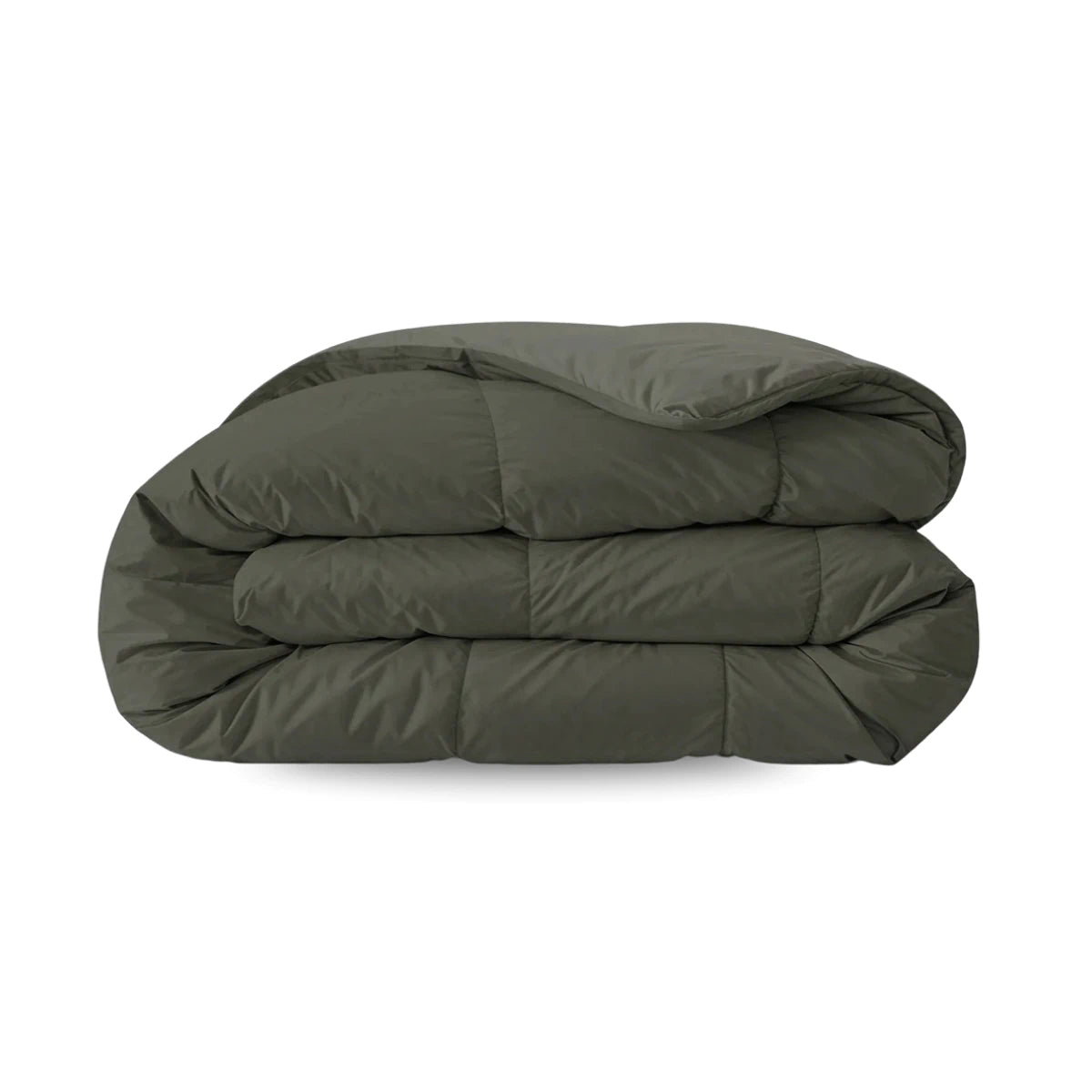 Zelesta Pure Unie Couette Été Coton - Noir Olive