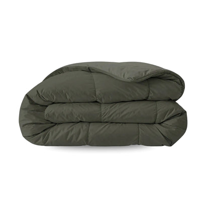 Zelesta Pure Unie Couette Été Coton - Noir Olive
