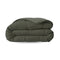 Zelesta Pure Unie Couette Été Coton - Noir Olive