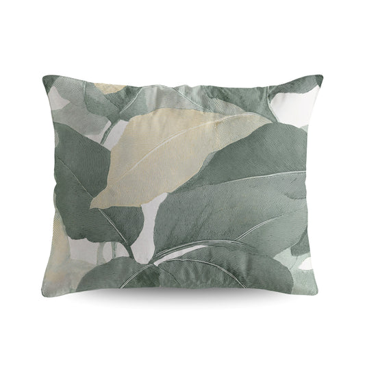 Zelesta Royalbed Taies d'Oreiller Coton - Set de 2 - Forêt Verte