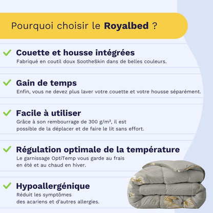 Zelesta Royalbed - Fleur Blanche 240x200cm