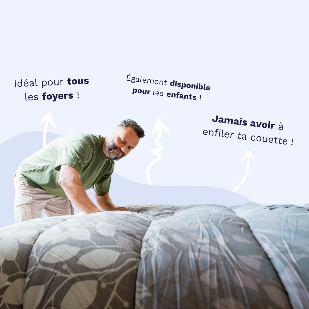 Zelesta Easybed - Chocolat & Corail 200x200cm et 240x220cm