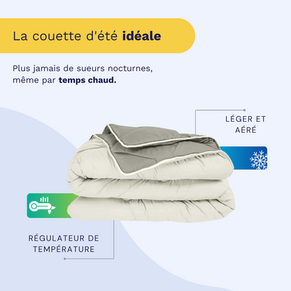 Zelesta Royalbed Light - Tendre Gris et Crème