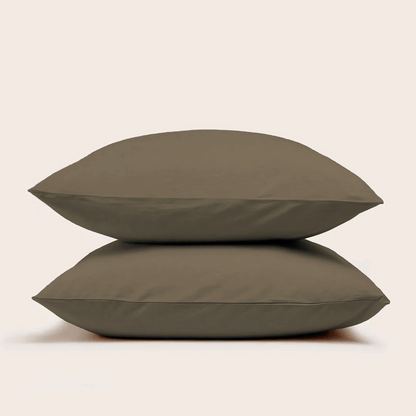 Zelesta Easybed - Taies d'Oreiller - Set de 2 - Taupe