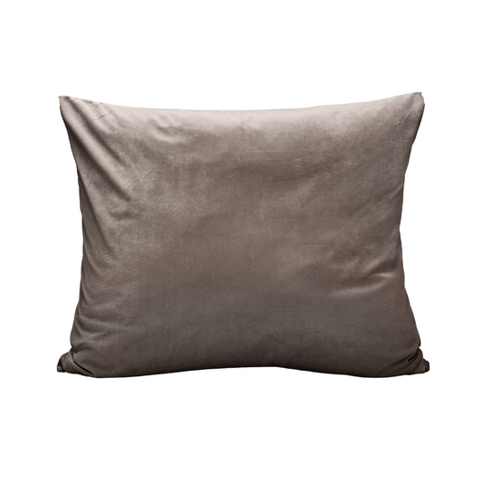 Zelesta Velvetbed Taies d'Oreiller - Set de 2 - Taupe