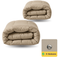 Zelesta Wonderbed 4 Saisons Double Coton - Taupe Poudré