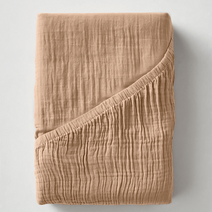 Mousseline Drap-Housse - Ocre-jaune