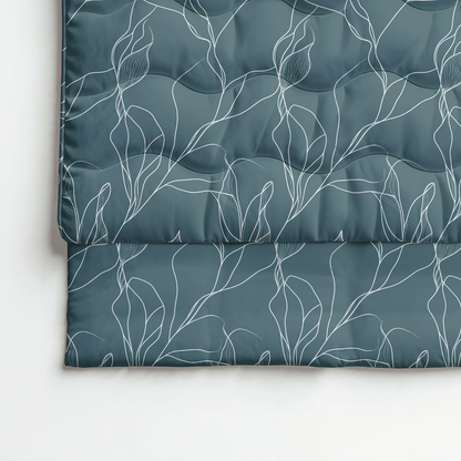 Zelesta Royalbed Coton - Feuilles Blanches