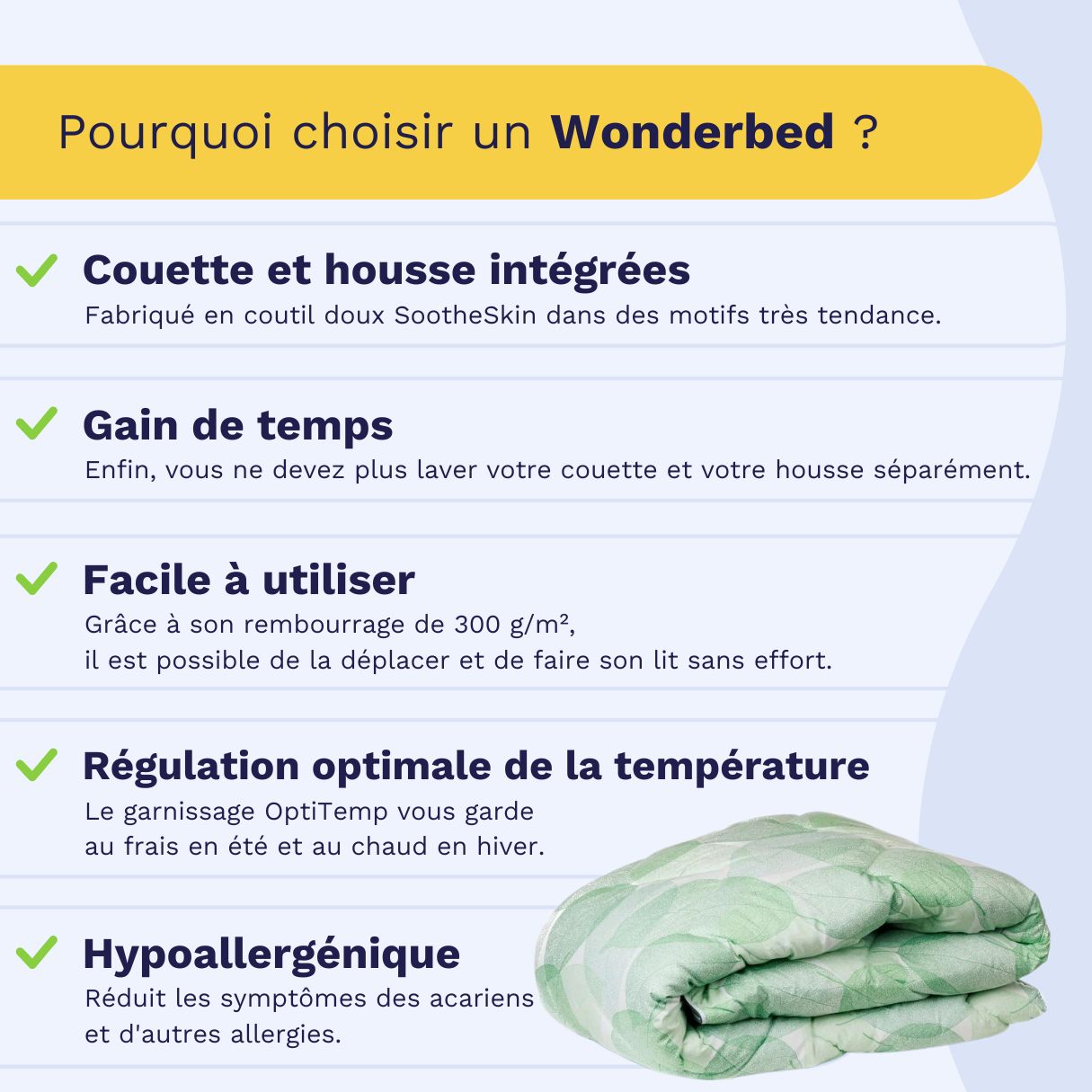 Zelesta Wonderbed - Feuilles Délicates