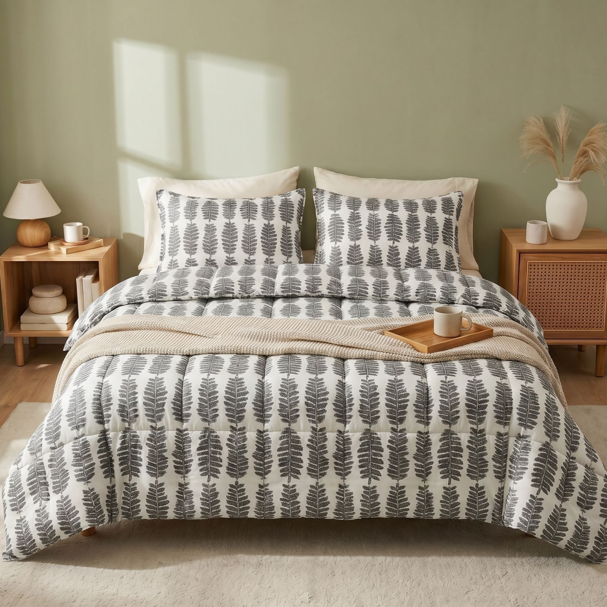 Zelesta Comfort Design Couette - Plume de Savane