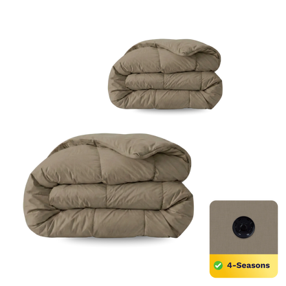 Zelesta Wonderbed 4 Saisons Double - Taupe Naturel