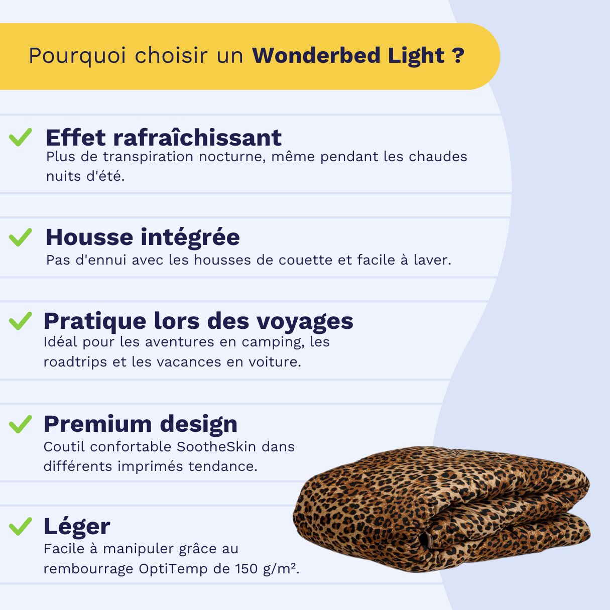 Zelesta Wonderbed Light - Peau de Jaguar